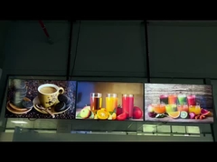 Bảng thực đơn kỹ thuật số trong nhà FHD 700nits cho quảng cáo thức ăn nhanh