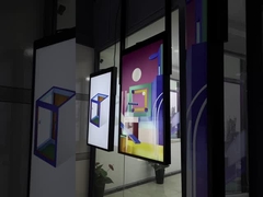 65 inch độ sáng cao màn hình LCD hai mặt 2500nits ánh sáng mặt trời đọc được