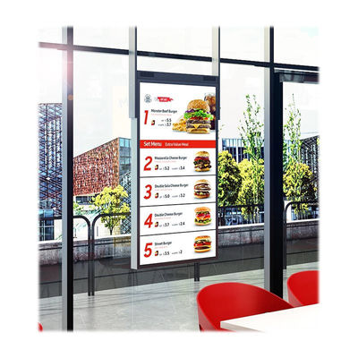 Màn hình LCD hai mặt 55 inch Bảng hiệu quảng cáo kỹ thuật số Tv 3000 Nit