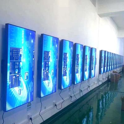 Bảng điều khiển màn hình LCD cửa sổ cửa hàng 55 inch treo 3500nits 1080p