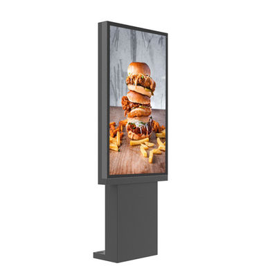 Bảng menu kỹ thuật số ngoài trời 55 inch Drive Thru cho các nhà hàng thức ăn nhanh Màn hình Full HD 3000nits