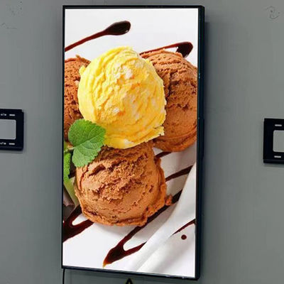 Bảng điều khiển bảng hiệu kỹ thuật số treo tường 75 inch Kiosk kỹ thuật số màn hình LCD nhiệt độ cao