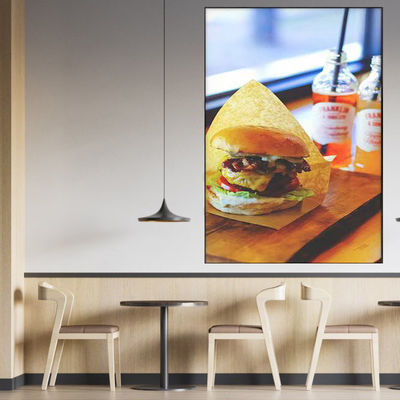 Màn hình hiển thị Kiosk quảng cáo bảng hiệu kỹ thuật số 86 inch Cafe thương mại