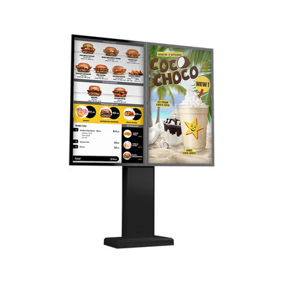 Nhà hàng Nhanh Nhanh Điện tử Drive Thru Menu 49 Inch Android 7.1