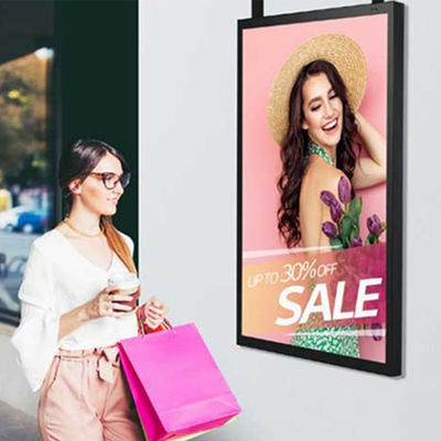 Thư mục kích thước cửa sổ cửa hàng màn hình LCD 49inch Quảng cáo màn hình FHD