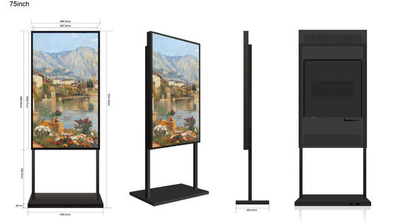 Màn hình LCD cửa sổ 75 inch Ultra Hd 2500-5000nits